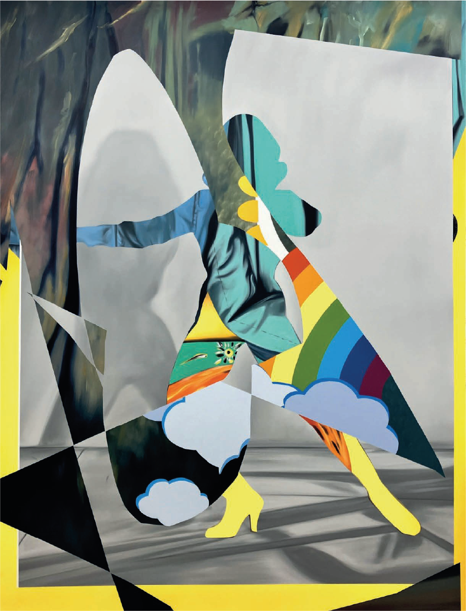 Emmanuel Rodríguez | “Harbinger” (Pequeñas fracturas)” | Óleo sobre lienzo | 212 x 161 cm | 2024 | $11.300 i.v.i