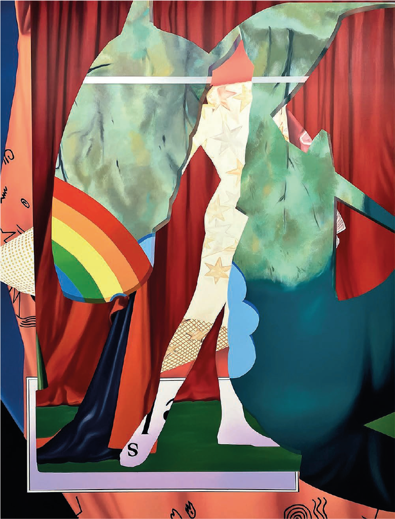 Emmanuel Rodríguez | “Unheimlich” | Óleo sobre lienzo | 212 x 161 cm | 2024 | $11.300 i.v.i