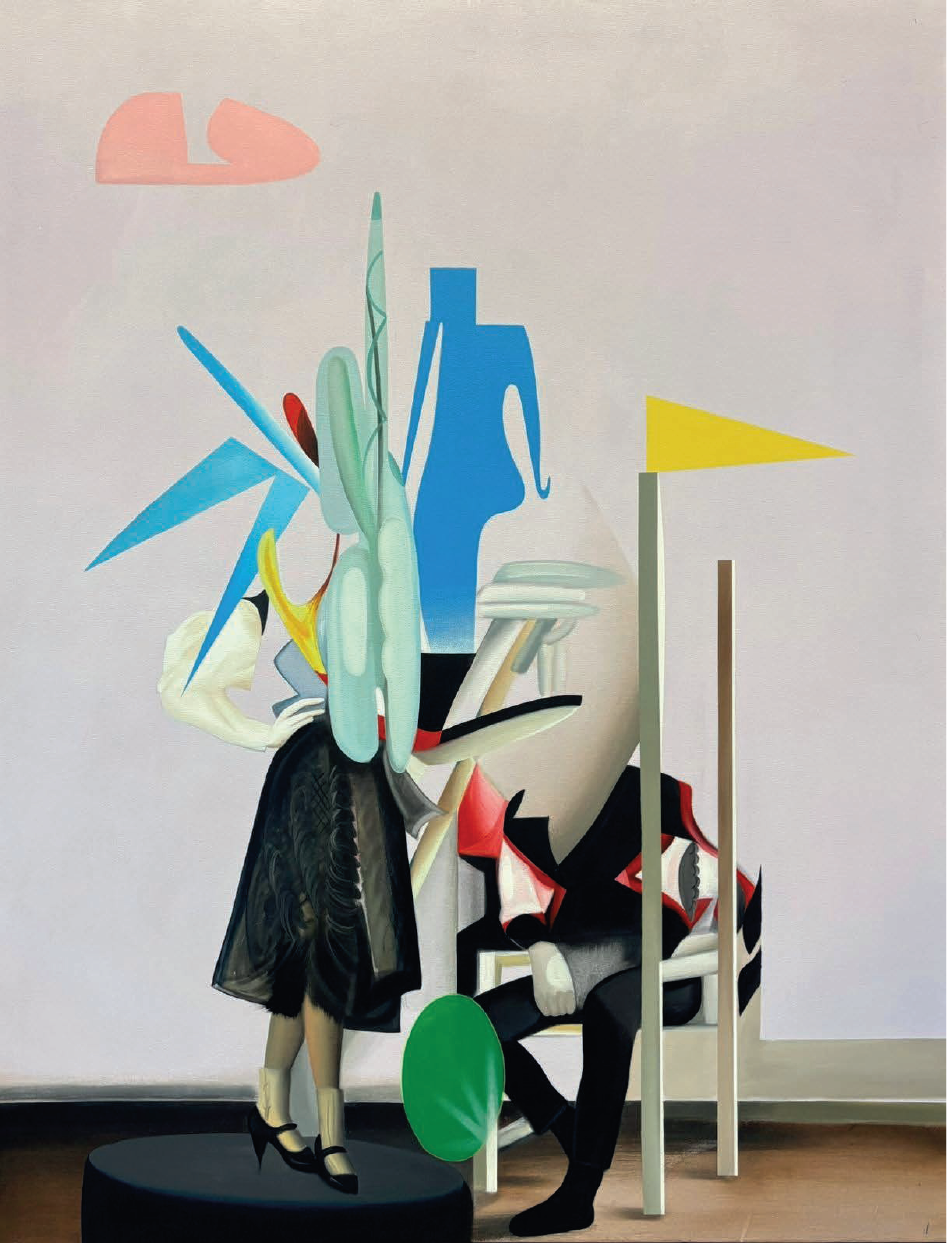 Fabrizio Arrieta | “Retrato de una pareja feliz” | Acrílico sobre lienzo | 180 x 140 cm | 2024 | $18.000 i.v.i