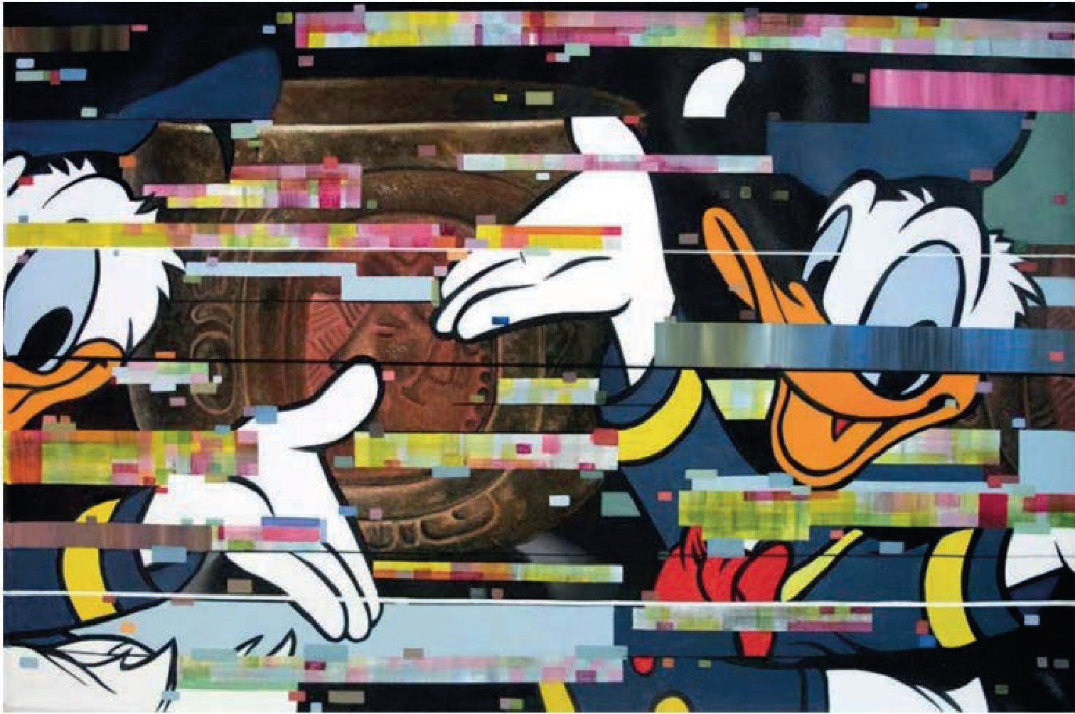 Orlando Villatoro | “Neo Maya”| Óleo y acrílico sobre lienzo | 80 x 120 cm | 2019 | $3165 i.v.i