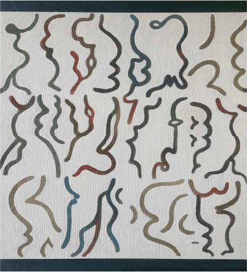 Fabián Monge | “Blink of Stoppages II” | Acrílico sobre canva | 37 x 31 cm | 2024 | $1200 i.vi