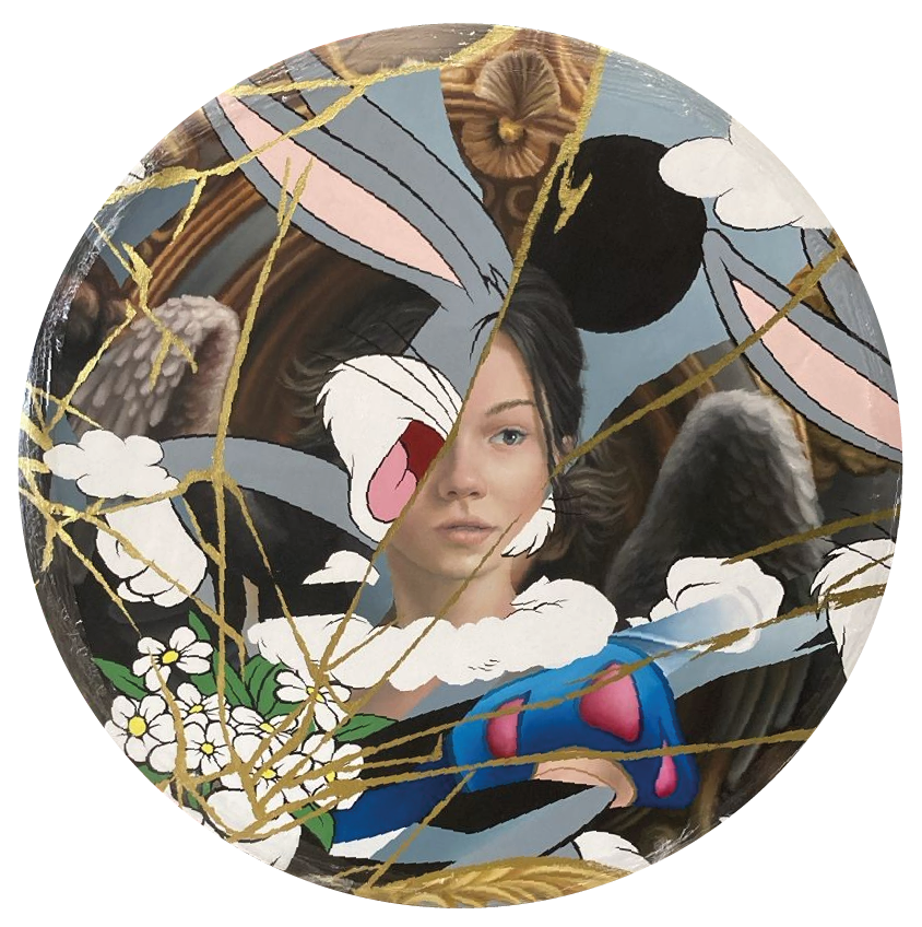 Orlando Villatoro | “Las Flores de Lady”| Óleo y acrílico sobre lienzo | 80 x 120 cm | 2025 | Consultar precio