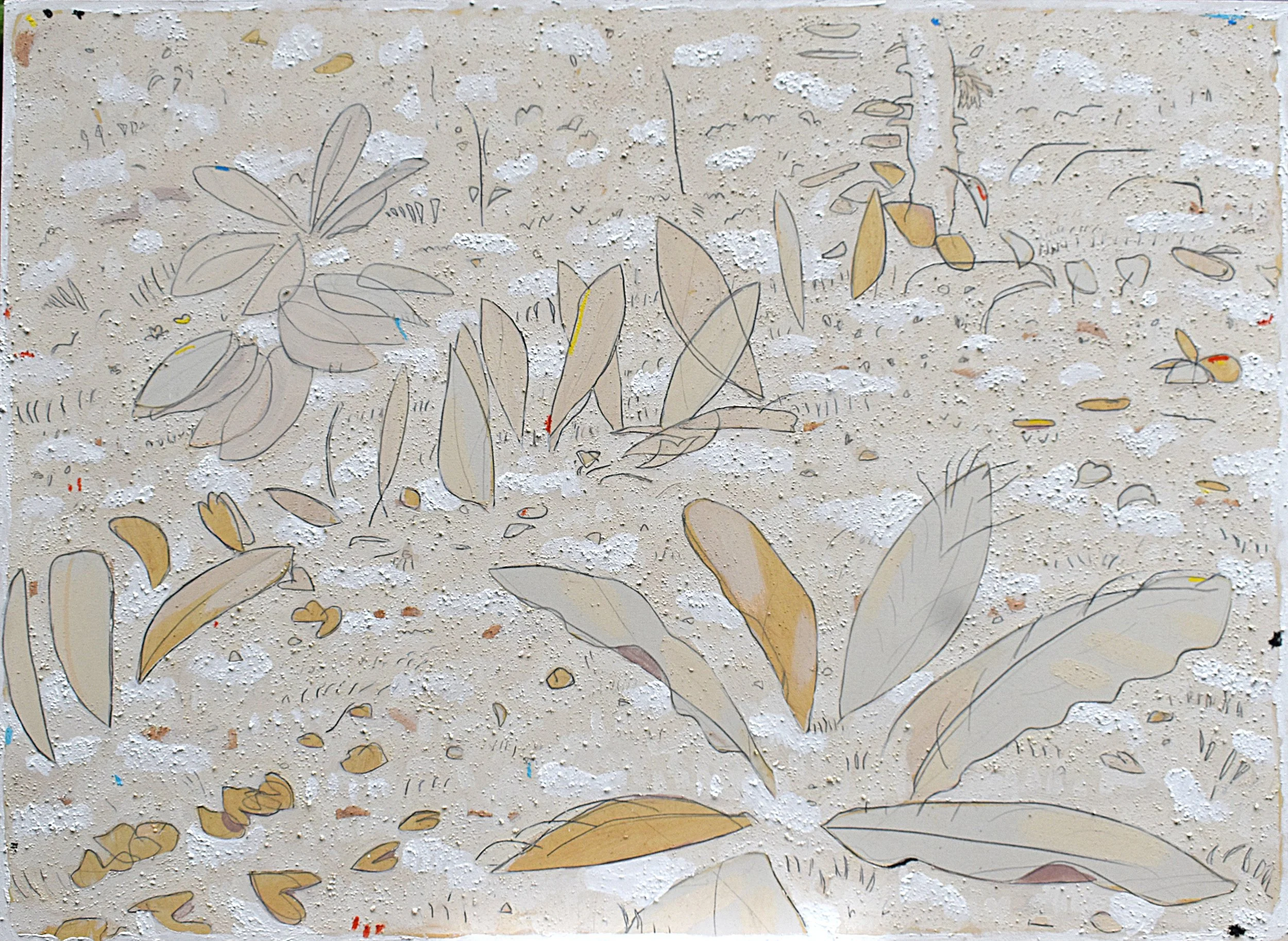 Carlos Fernández | “Paisaje #10” | Tierras, acrílico y grafito sobre lienzo | 120 x 160 cm | 2026 | $4.500