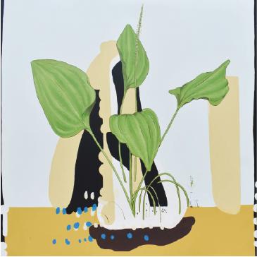 Carlos Fernández | “Llantén” | Acrílico sobre lienzo | 160 x 160 cm | 2024 | $6.500