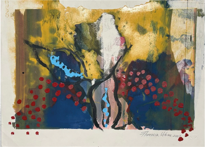 Florencia Urbina | “S.T” |  Acrílico sobre papel | 56,5 x 72,5 cm | 2007 | $1000 + i.v.a c/u