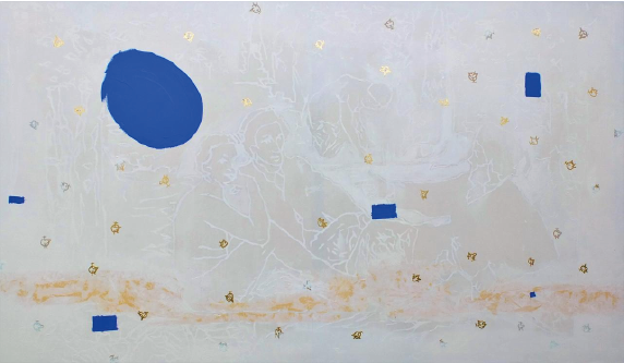 Gioconda Rojas | “¿Quién dijo que todo está perdido?” | Acrílico sobre lienzo | 150 x 260 cm | 2016 | $12 000 + i.v.a