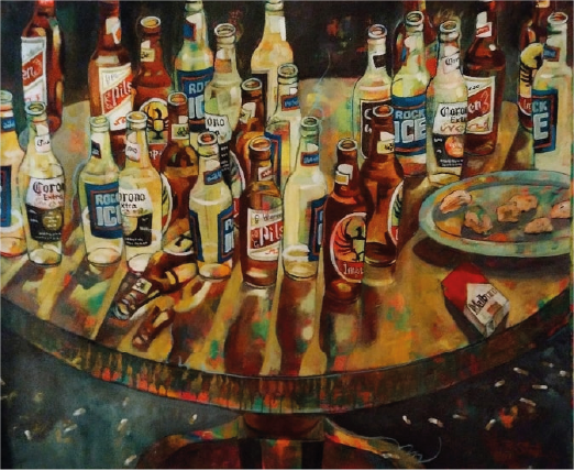 Rodolfo Stanley | “Fin de semana” | Acrílico sobre lienzo | 81 x 100 cm | 2000 | $9 500 + i.v.a