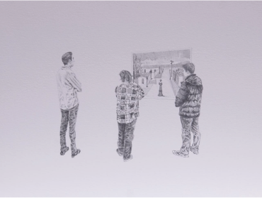 Carlos Alarcón | “De la serie: Espera” |  Grafito sobre papel | 21 x 29 cm c/u | 2026 | $850 + i.v.a