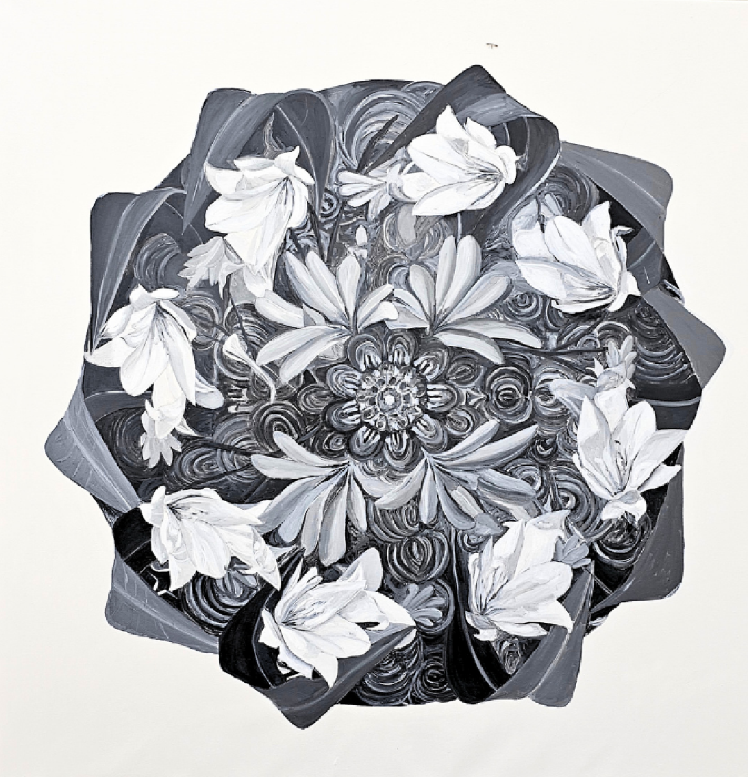 Ana Abregú | "Naturaleza viva 2023” | Acrílico sobre lienzo | 120 x 120 cm | 2022 | 