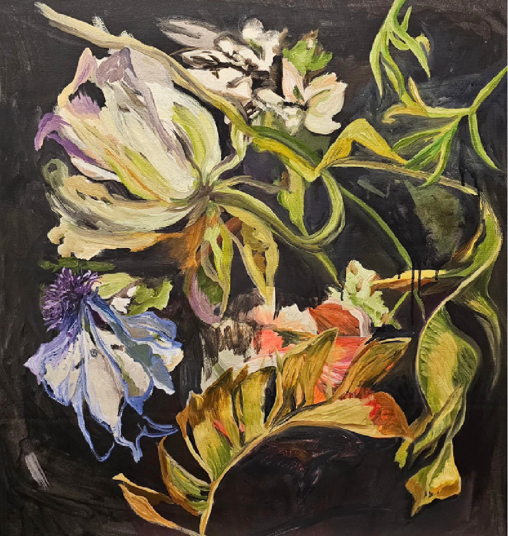 Ana Abregú | "NSN - Julio” | Óleo sobre lienzo | 66 x 64.5 cm | 2025 | 