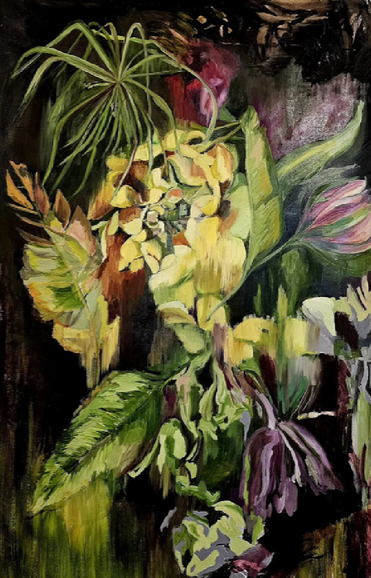 Ana Abregú | "NSN - Junio” | Óleo sobre lienzo | 120 x 80 cm | 2025 | 