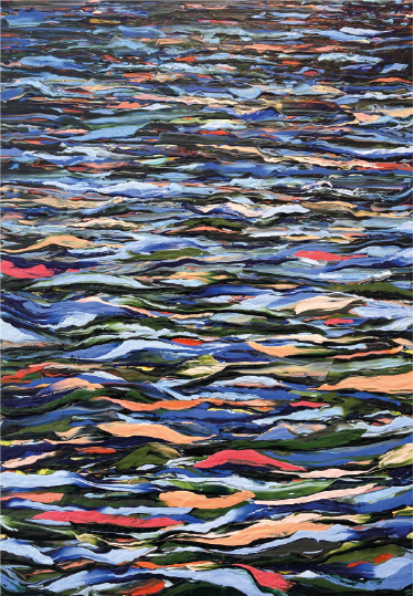 Danza de color | Acrílico sobre tela | 78,5 x 55 cm | 2026 