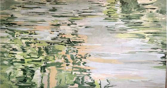 “Reflejos” | Óleo sobre lienzo | 200 x 110 cm | 2023