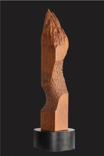 “Carao” | Talla directa en caobilla | 140 x 40 x 40 cm | 2021 | $4000 + i.v.a