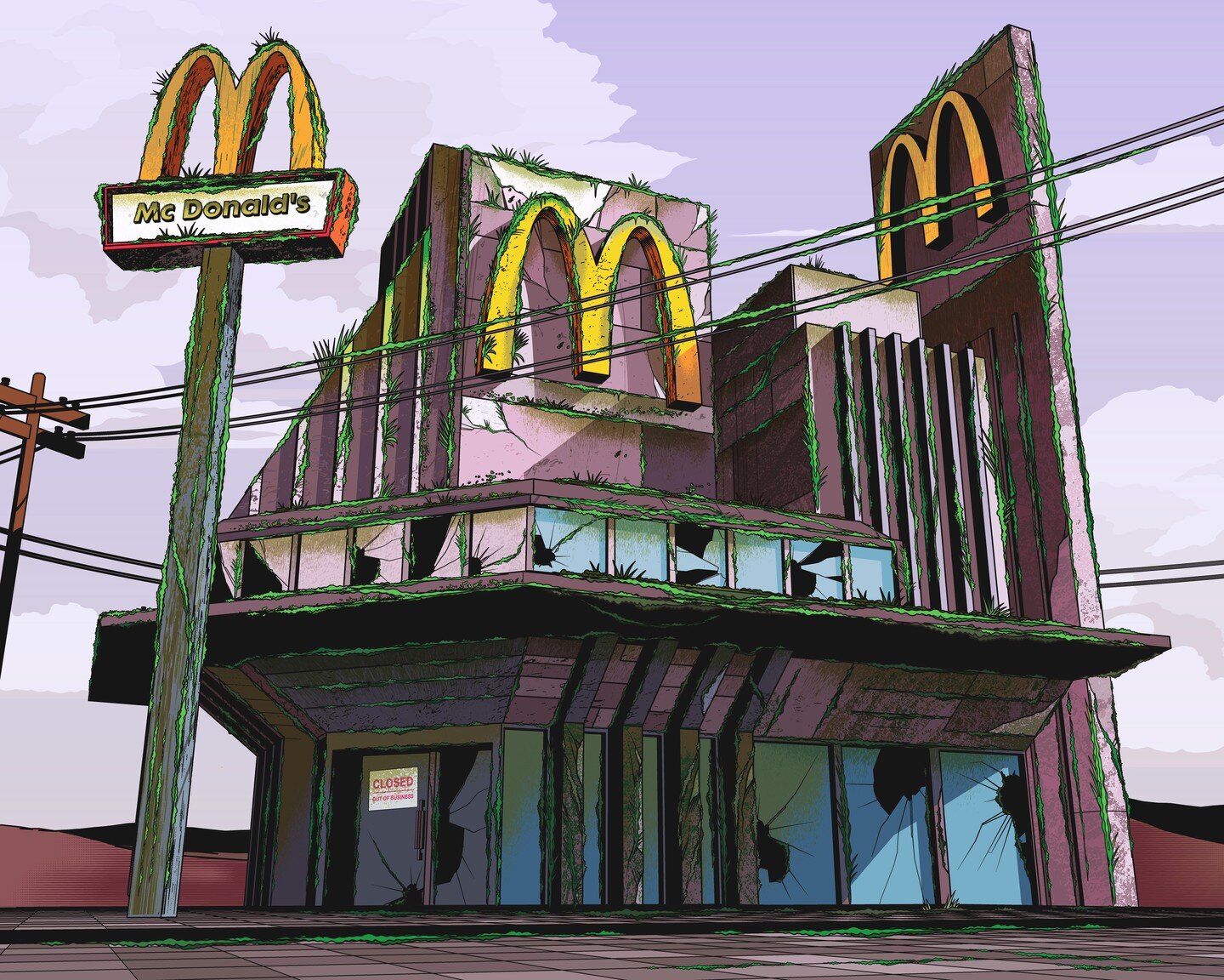 Mc Brutal...which fast food chain should I do next?....#illustration #vector #art #digitalart #digital #art #brutalism #mcdo #mcdonalds