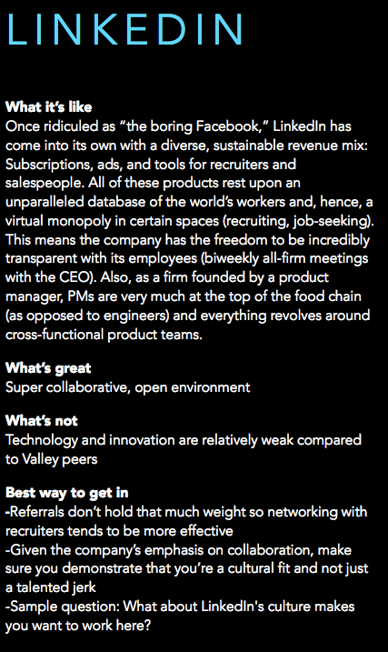 What it's like to work at LinkedIn
