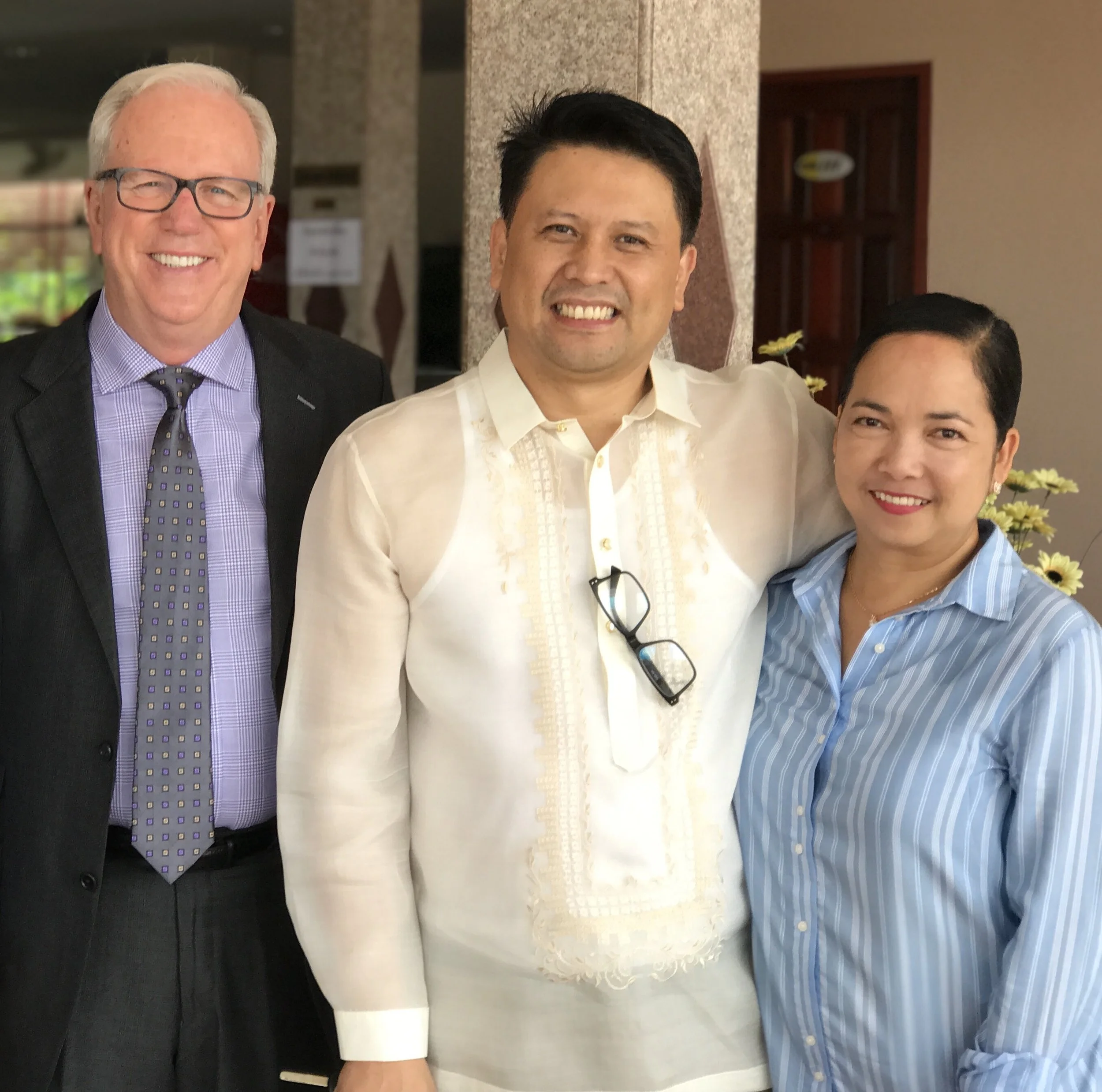 Larry Titus with Ariel & Paz Acuna