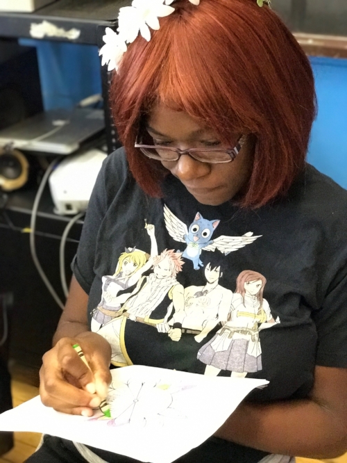 We design courses for all grade levels and touch on a diverse set of topics. Here, Coco a high school student in the Lower East Side is engaged in an activity to determine her leadership style. The curriculum for this summer Entrepreneurship, Career Exploration and Leadership program was developed by Voices Advance.