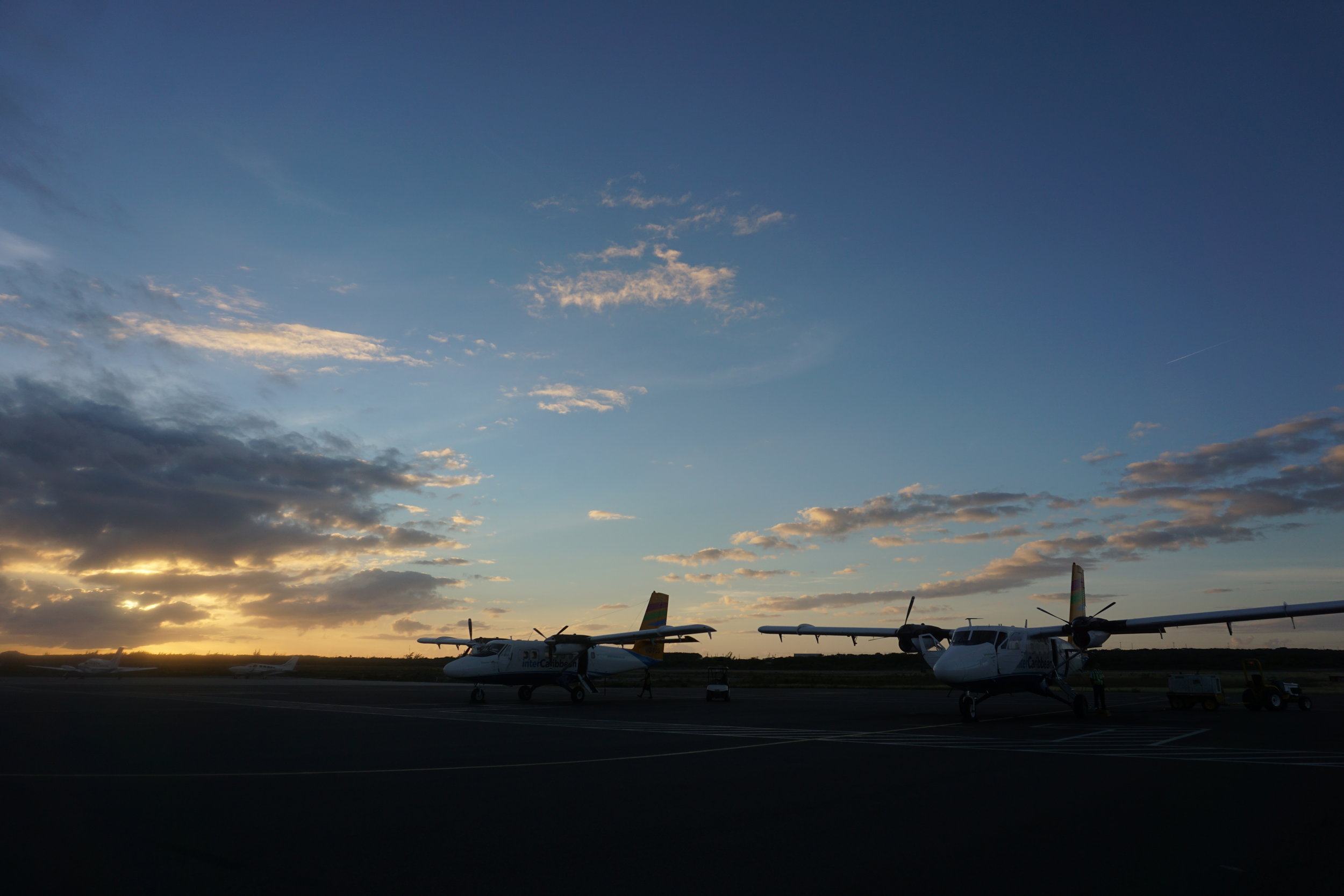 Provo Airport at dawn