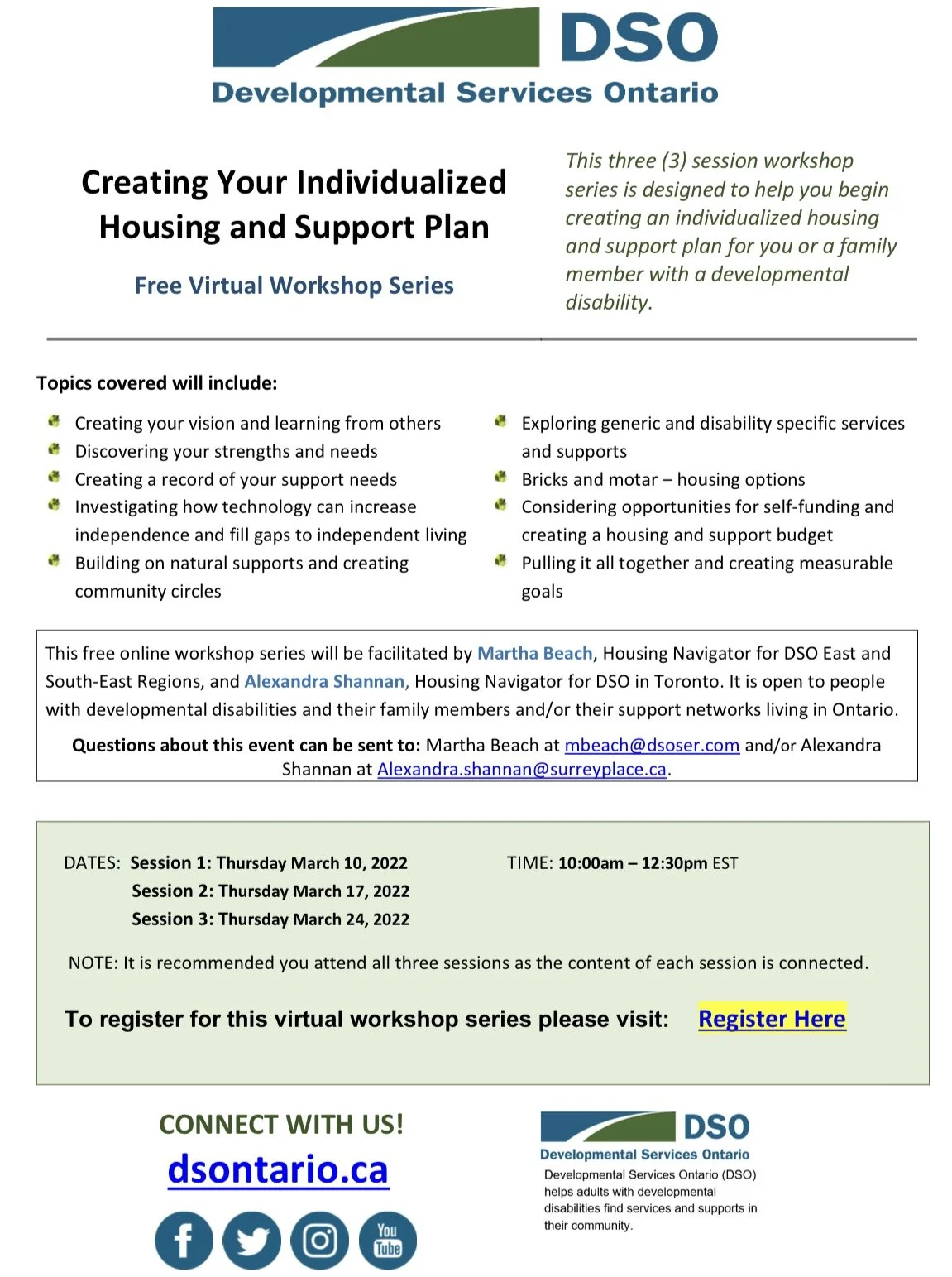 Individualized Home Program Creating Your Individualized Housing and Support Plan Free Virtual ...