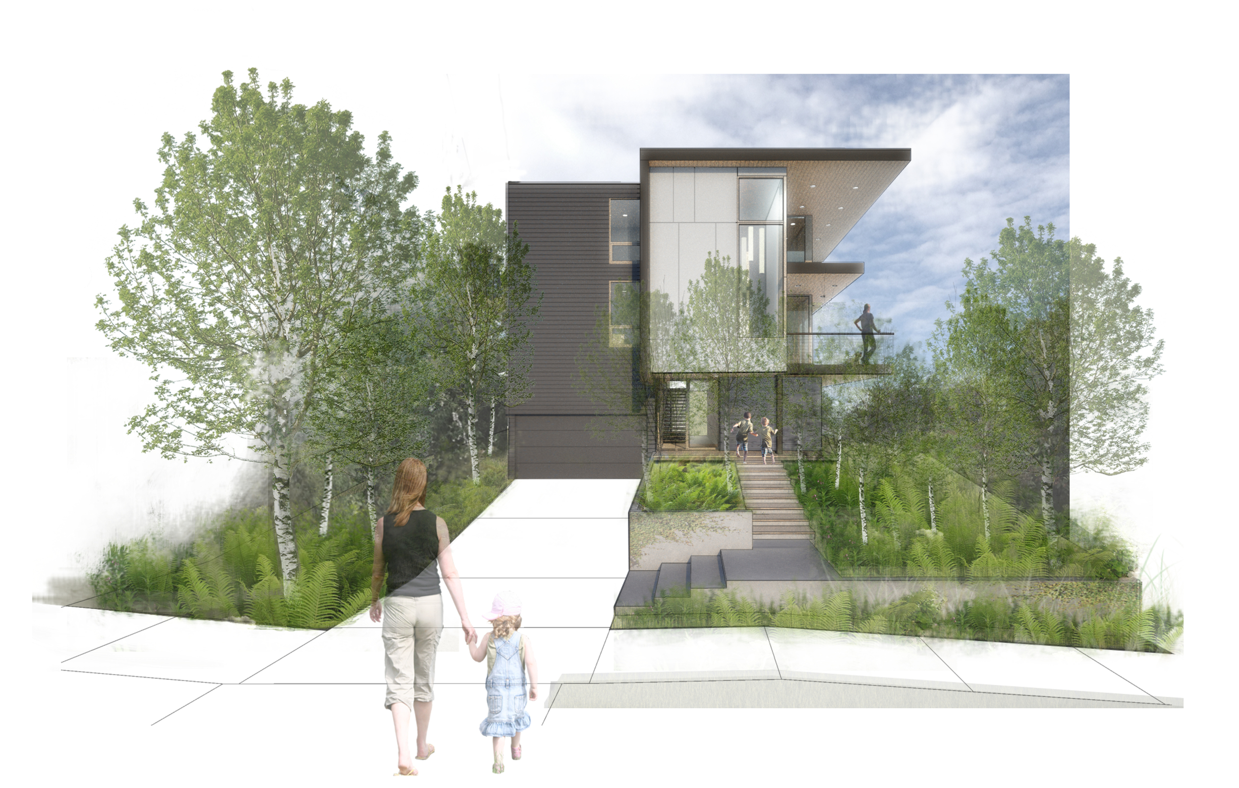 Deck House exterior rendering