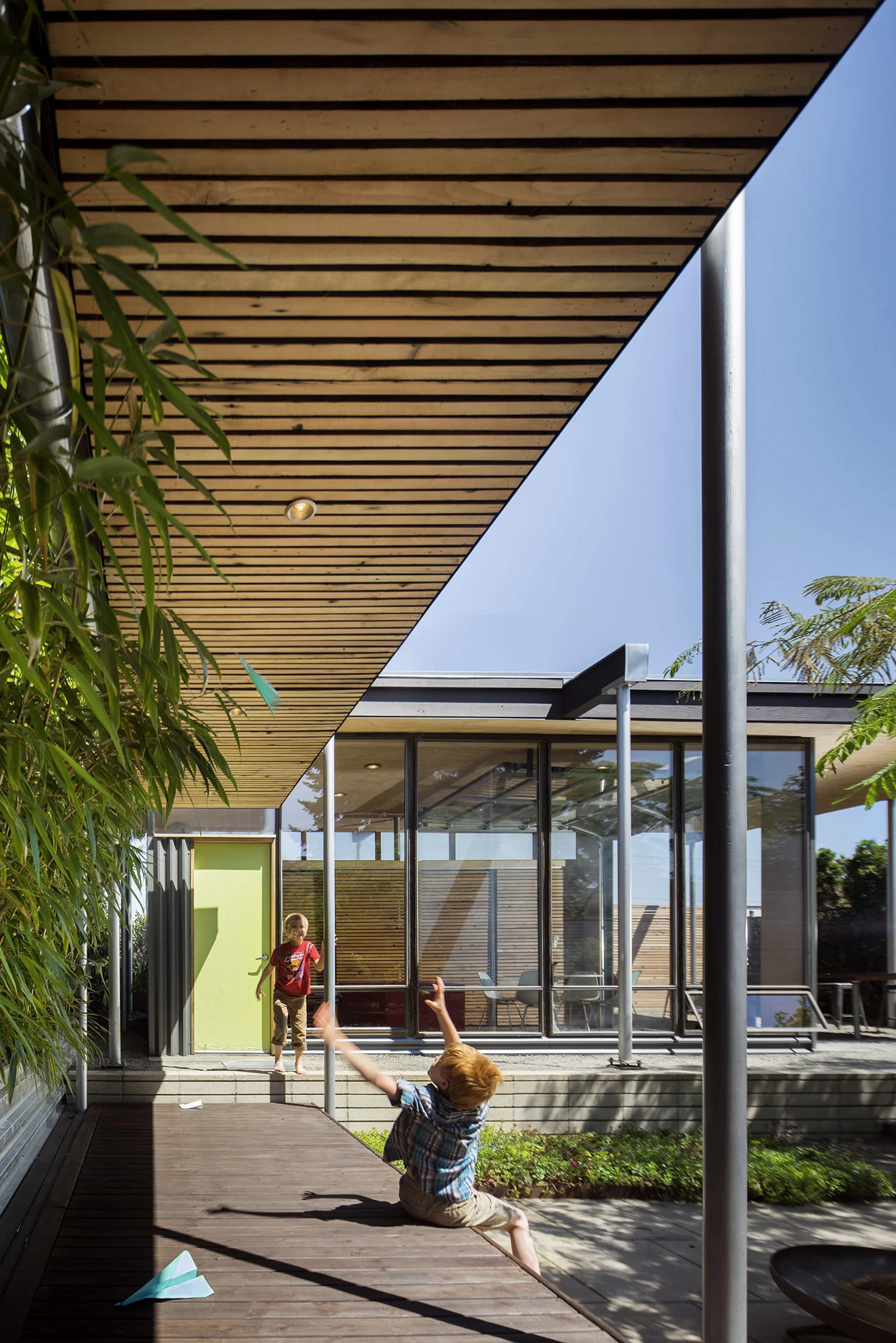 Grasshopper Studio covered breezeway