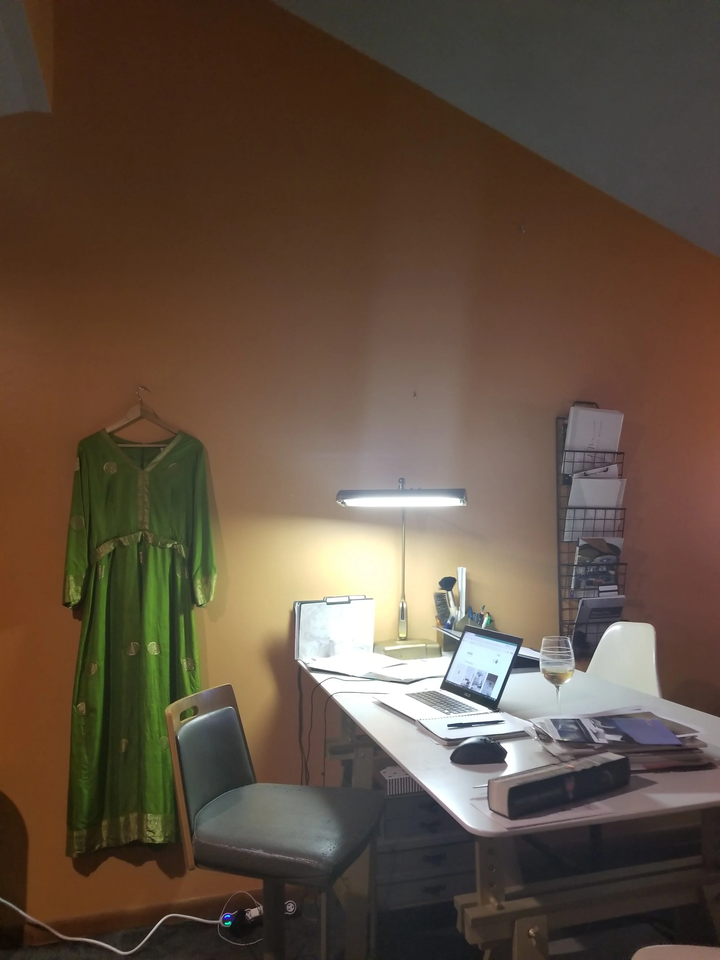 Not exactly an inspiring space...but wait...