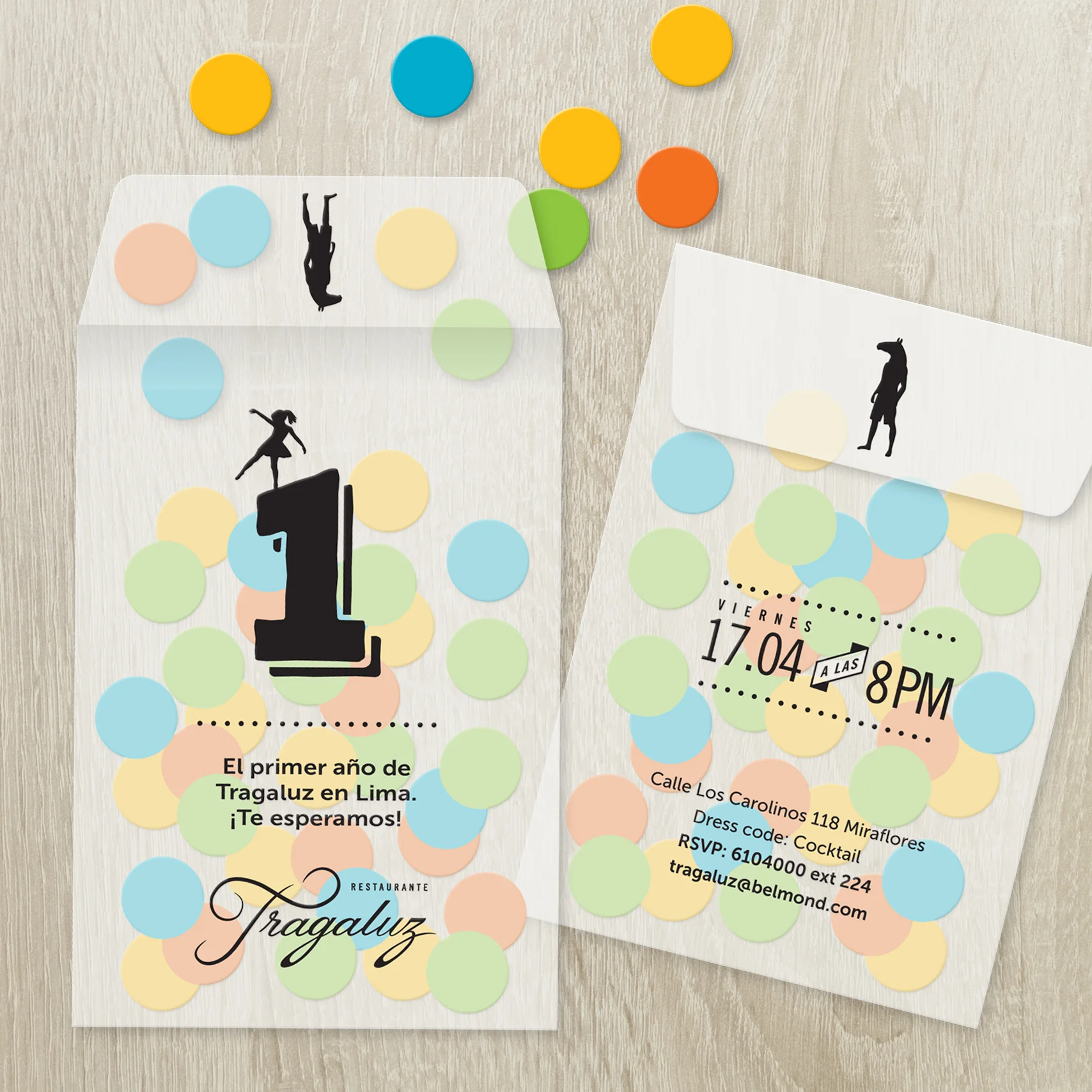 Invitación del primer aniversario