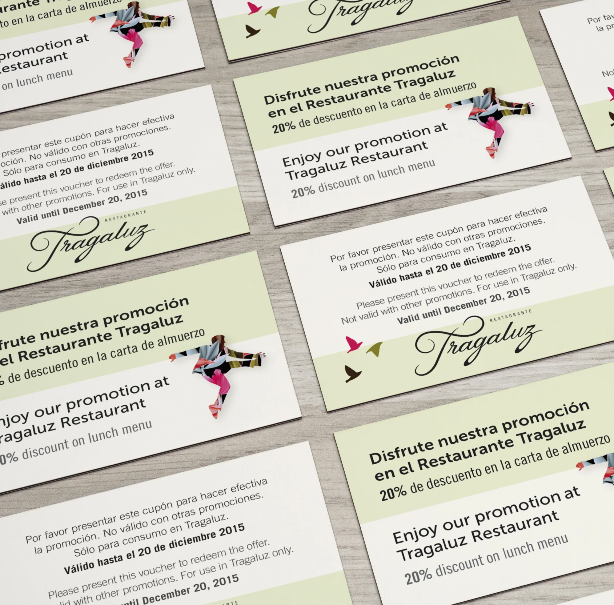 Diseño de tarjetas de descuento