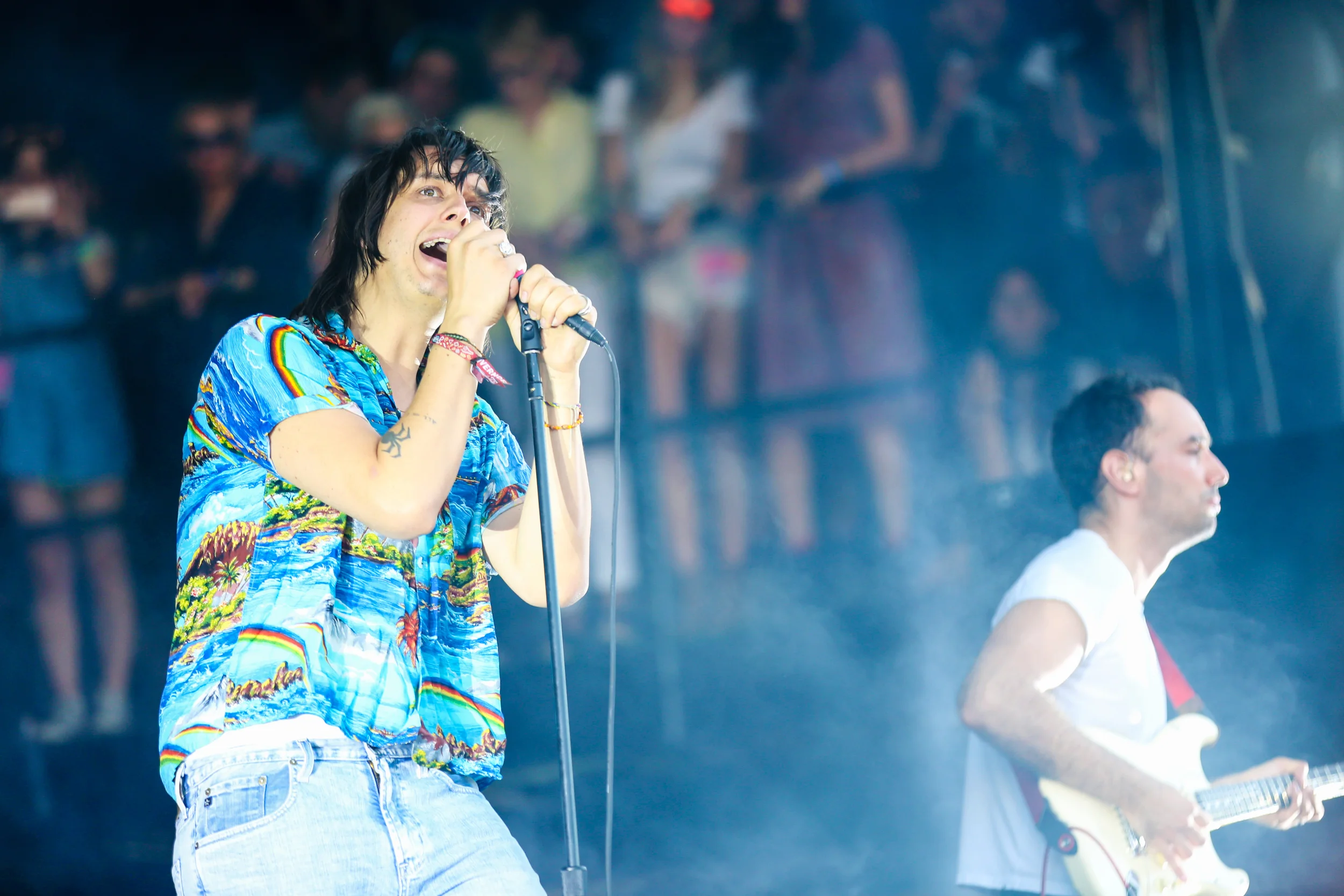 The Strokes performing at Governors Ball on Randall's Island, New York City, June 8, 2014.