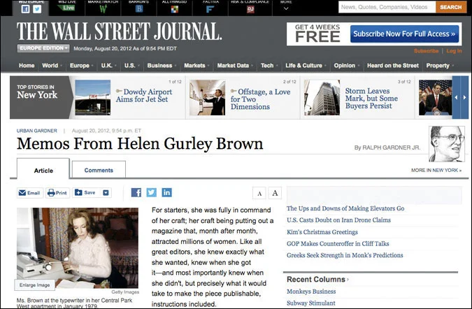 Helen Gurley Brown
