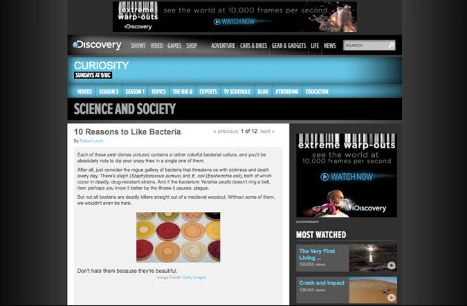 The Discovery Channel 2012