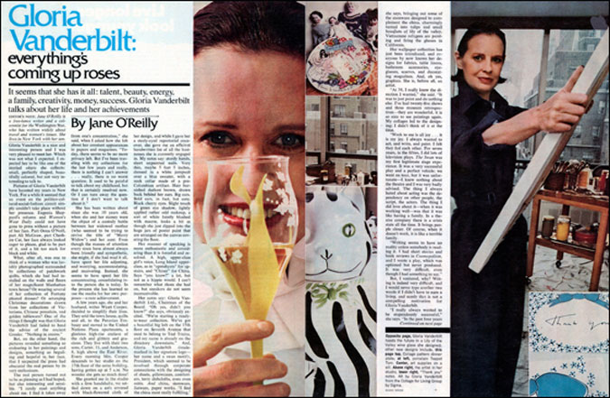 Gloria Vanderbilt 1976 