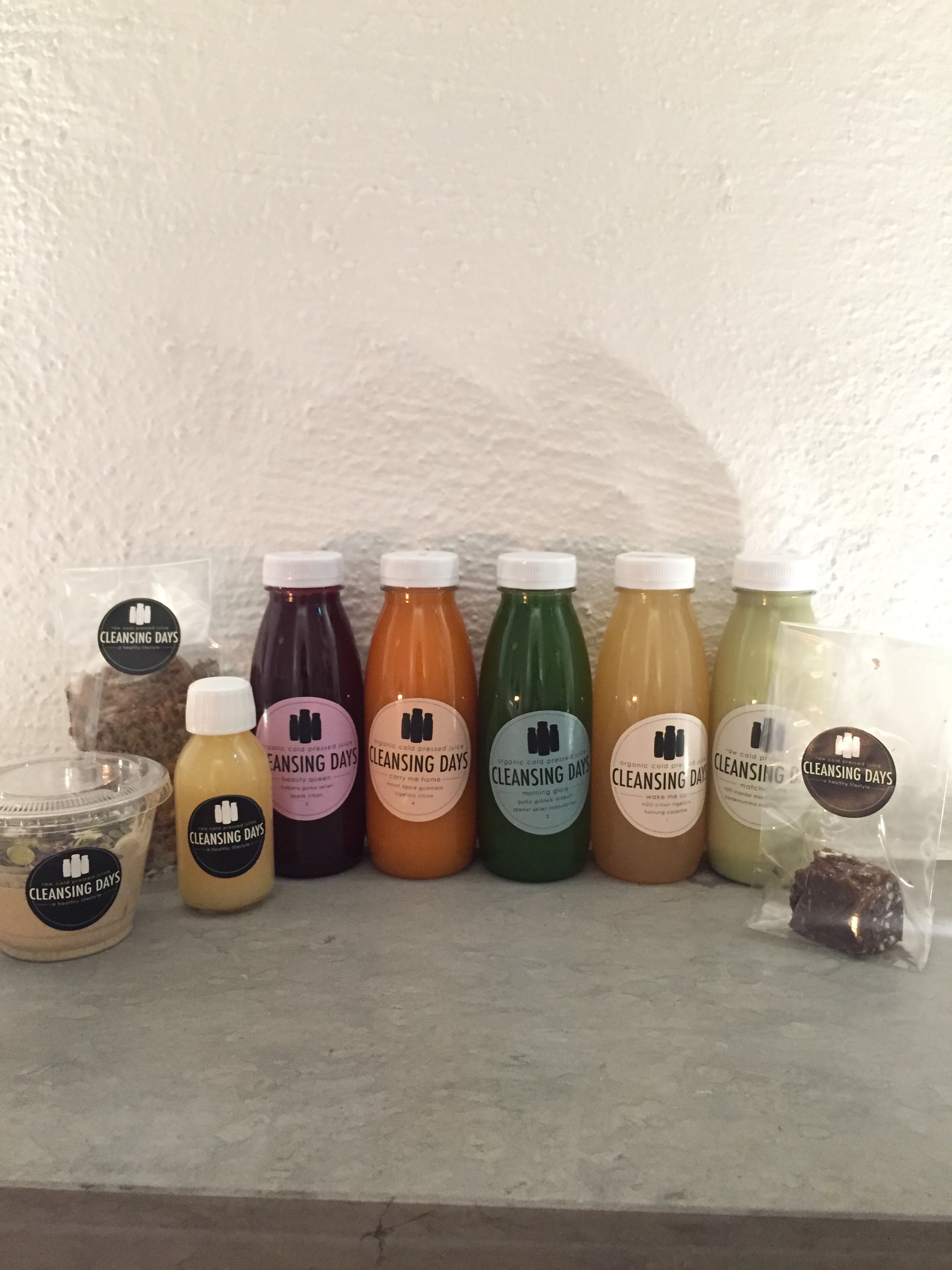 Lots of healthy choices at Cleansing Days. 