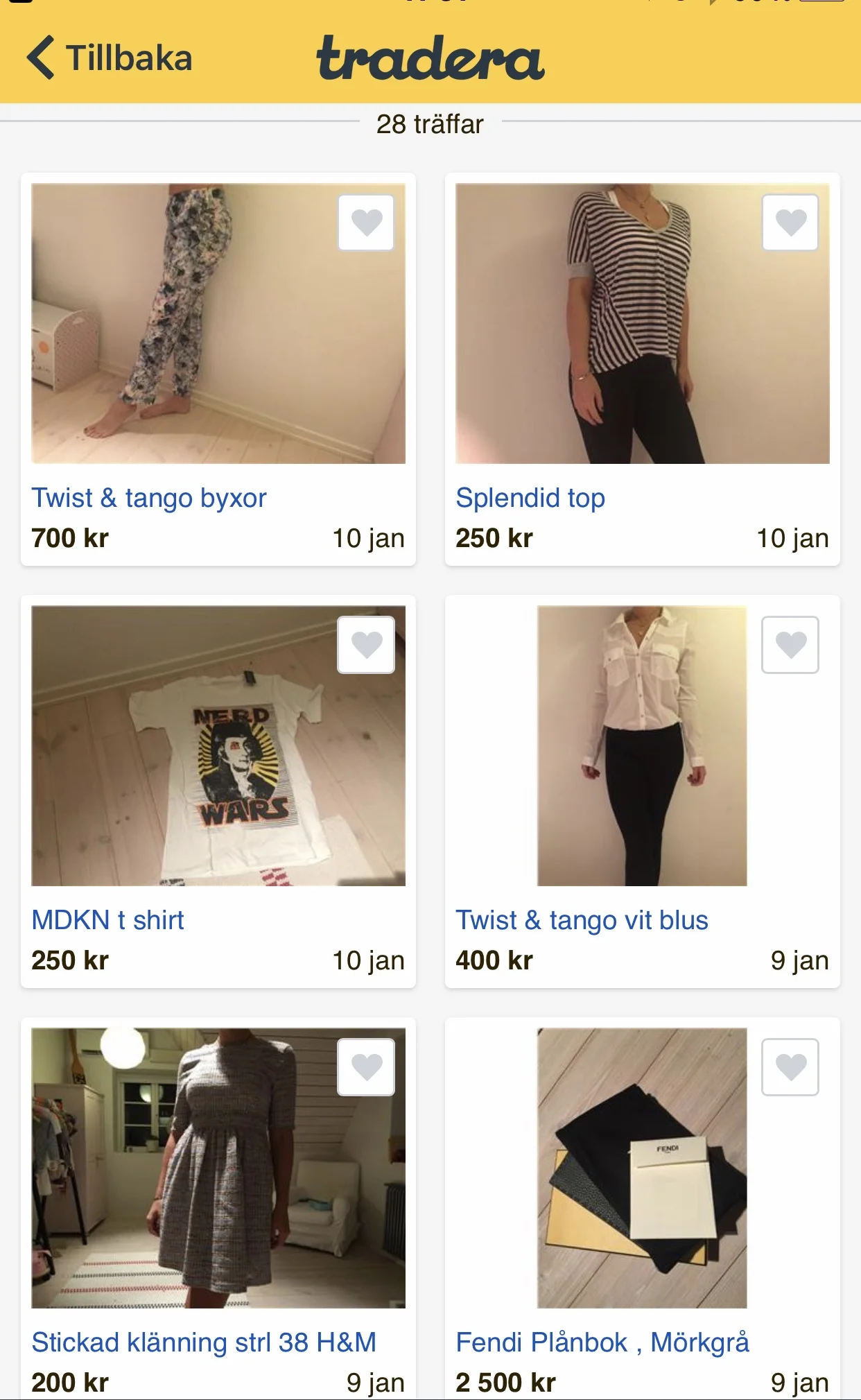 Shopen på Tradera.se