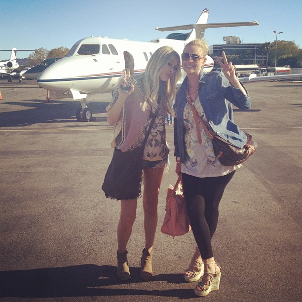 Me and Masha on our way to Coachella 2012 