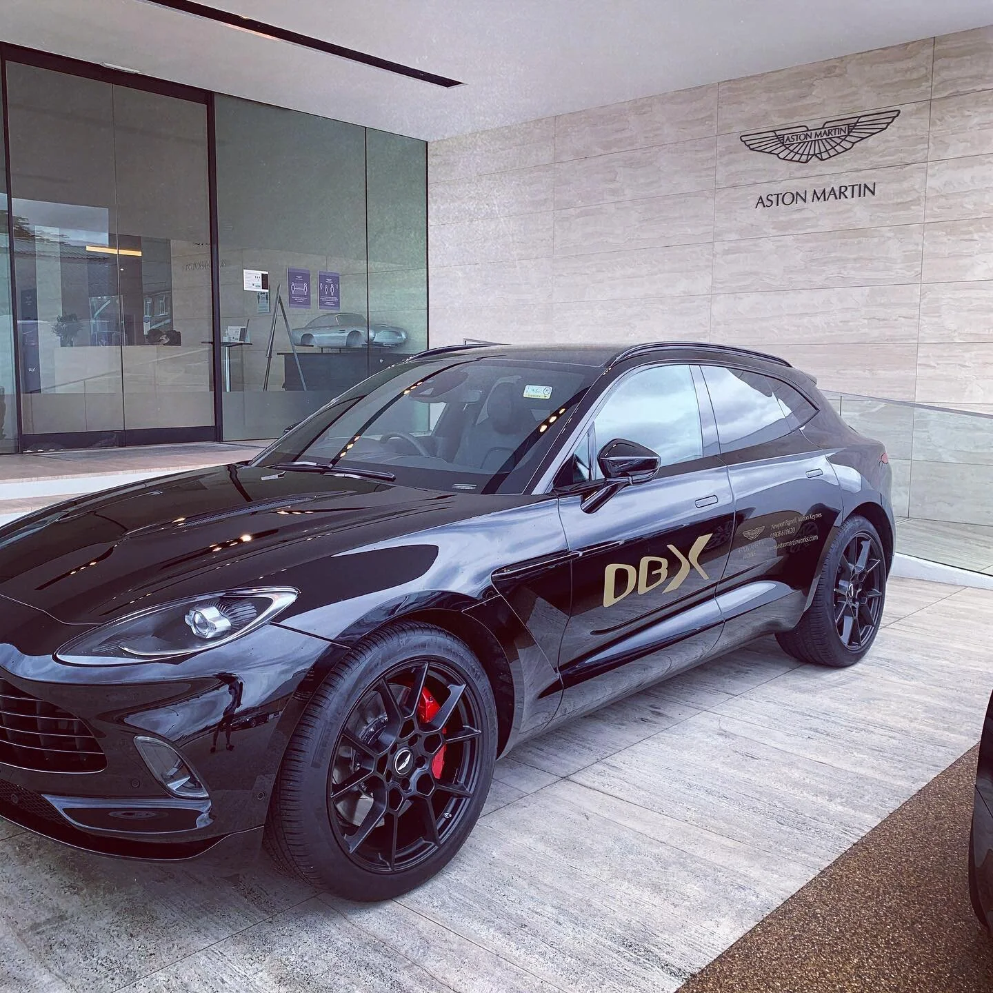 Here it is...and what a car! Paid a visit to @astonmartinworks to have a look at their DBX 👌🏻 #astonmartin #cars #DBX #SUV #Performancecar #british #luxury