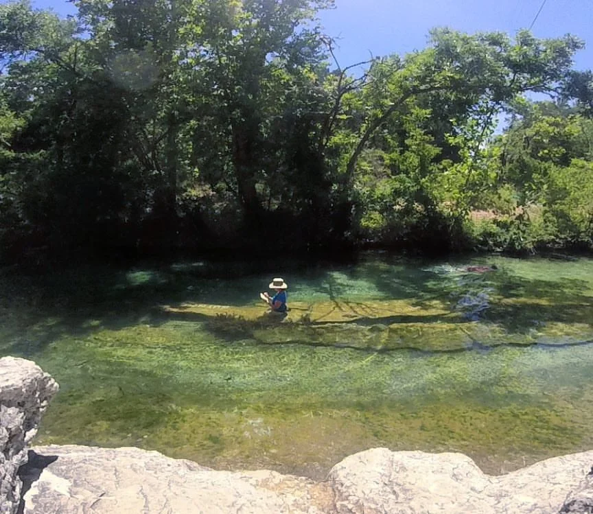 Hill Country Water Drawing