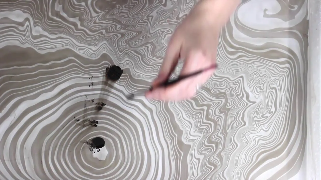 An example of the blowing technique