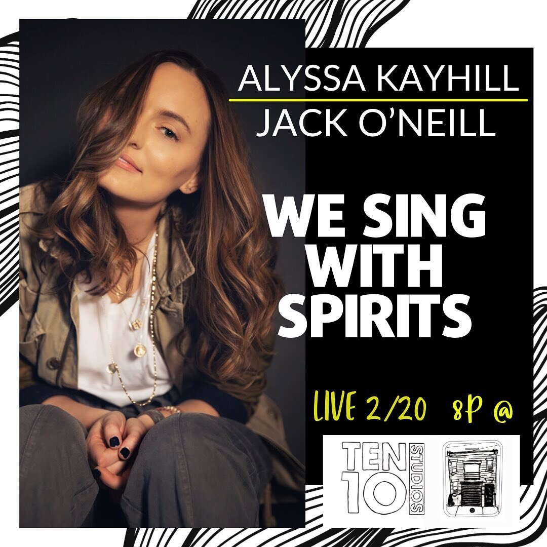 Join me &amp; the amazing @jacko.nyc live this Saturday at 8p for @ten10studioshq We Sing With Spirits series! I&rsquo;ll be discussing /performing / premiering my newest single &ldquo;Fighting,&rdquo; available everywhere on 2/26. Come join us 🤟🏼?