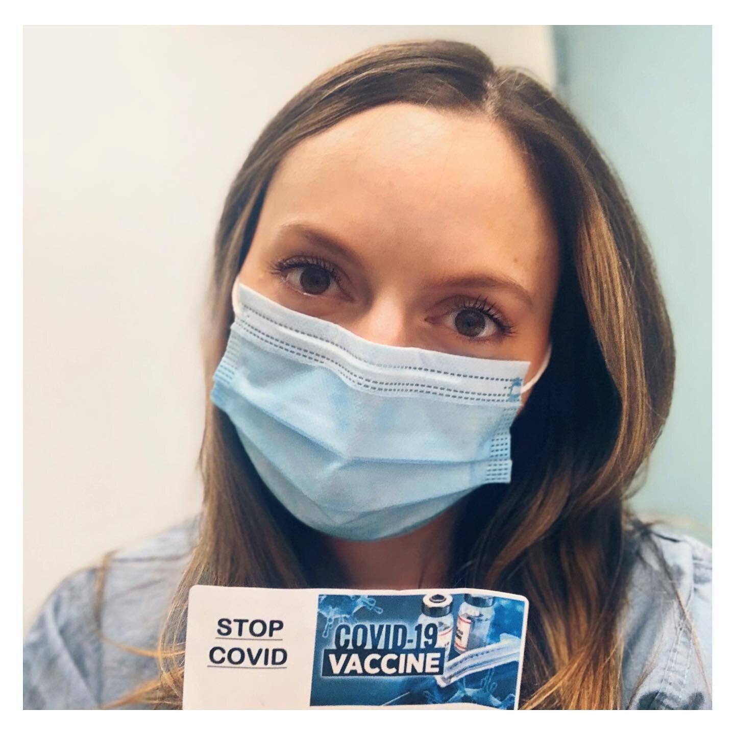 Here&rsquo;s to 2021! Last year was one of the hardest we&rsquo;ve ever faced. I&rsquo;ve received the vaccine in hopes that this will be the start of the turning point we so desperately need. Please continue to do your part by wearing a mask and pra
