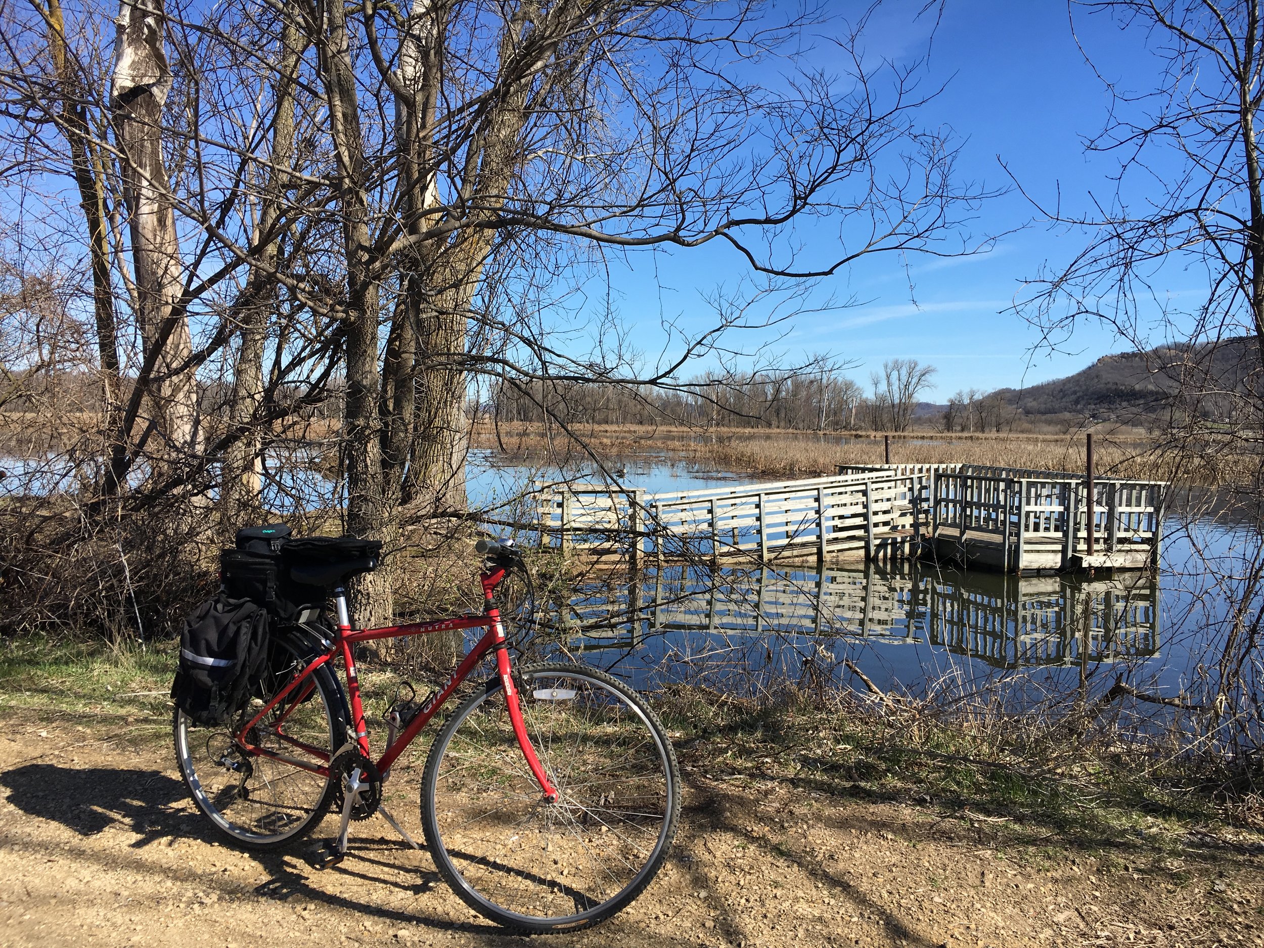 I drove my schmancy "sport-utility-vehicle" out to the local nature area