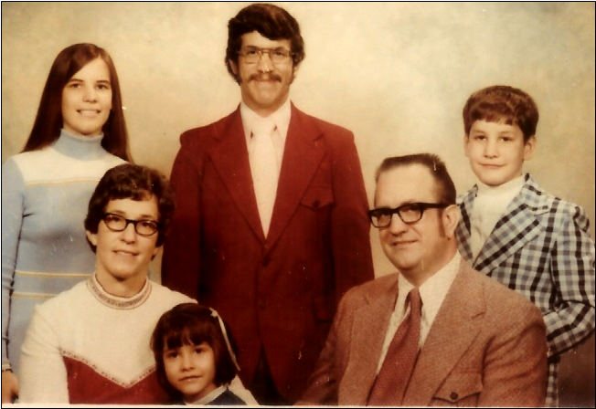 This is a while before that fateful trip to CA - but that's my brother Dave, in that schnazzy plaid jacket.