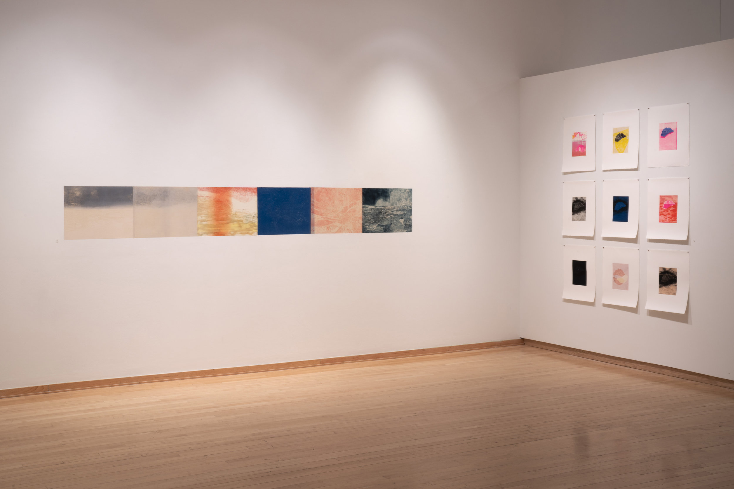 Latitudinal + Place Shift Installation View