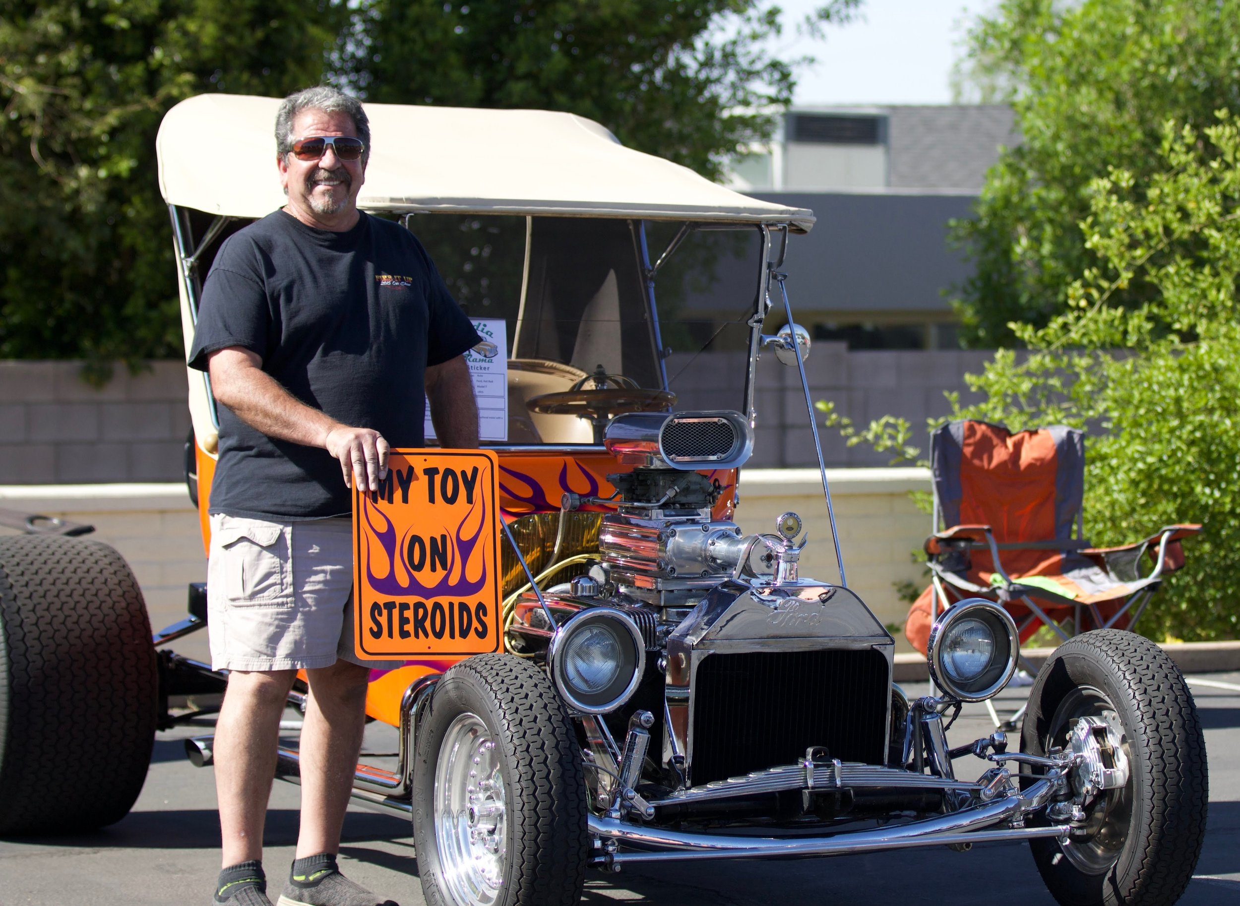 George Celotti and his 1915 Model "T" Hot-rod