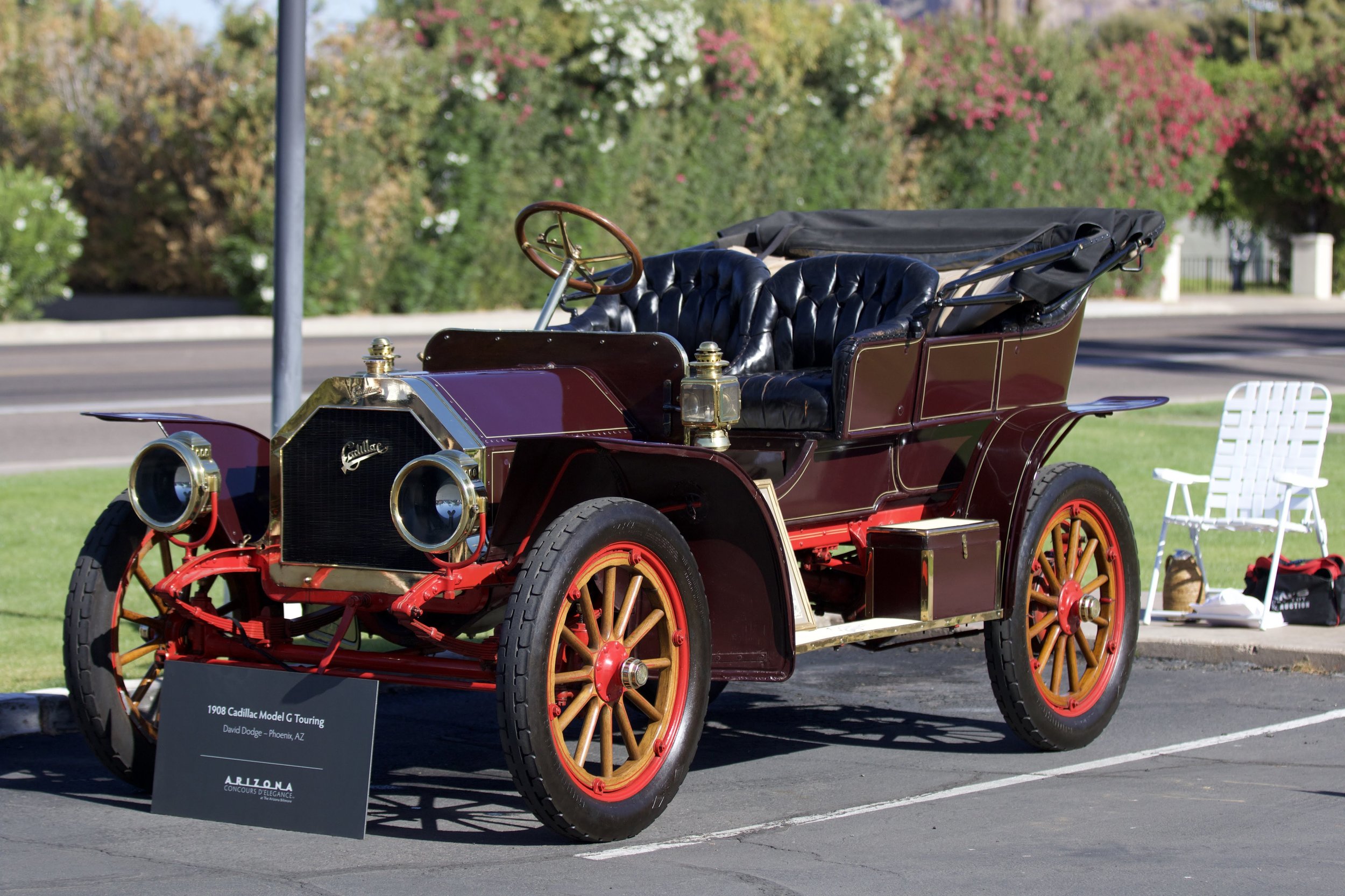 This 1908 Cadillac Touring car owned by David Dodge of Arcadia has been in the Dodge family for 110 years now.