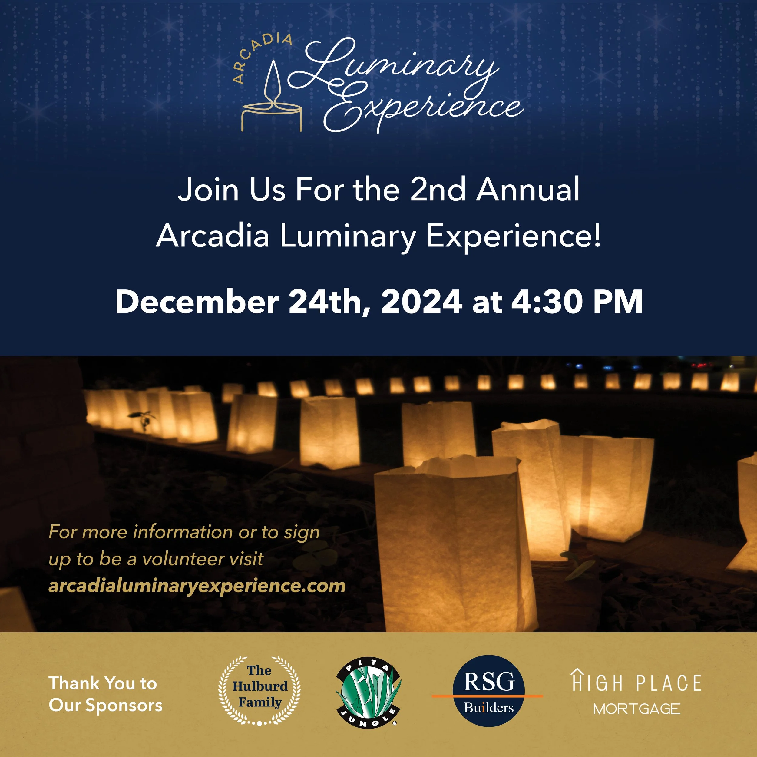 2nd Annual Arcadia Luminaries - Packing Party