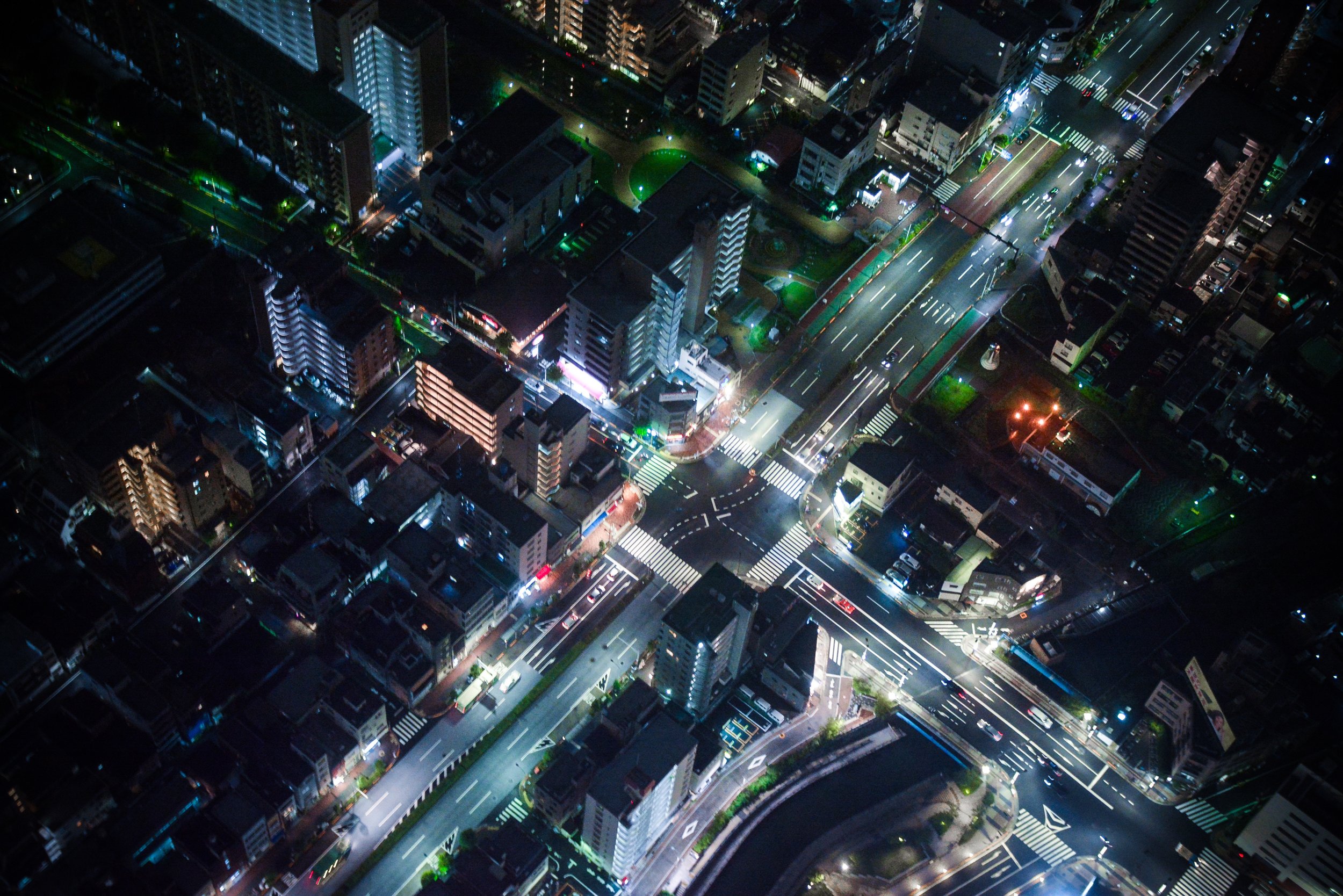 Buildings, streetlights, cars, phones, and keychain bobbles—practically all the things in this image—can now be connected to the Internet.&nbsp;