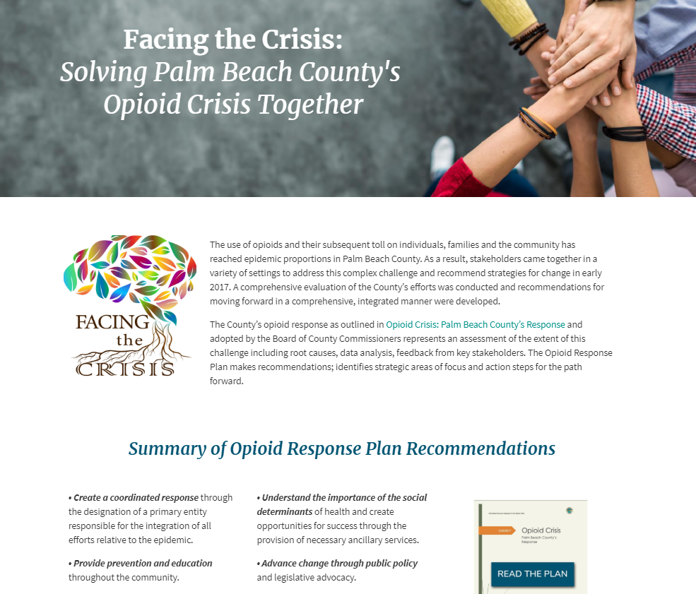 Palm Beach County's Opioid Crisis Report