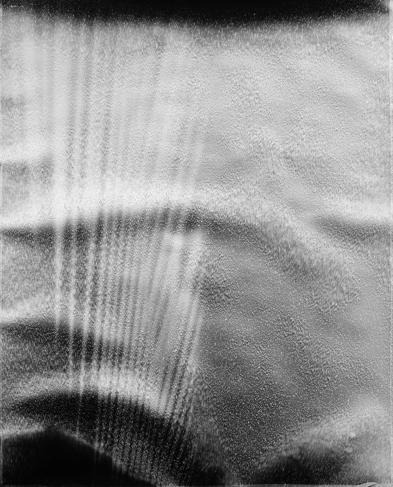KLEA McKENNA Rainstorm #26, 2016 Unique gelatin silver photogram of rain. 42 x 34 inches